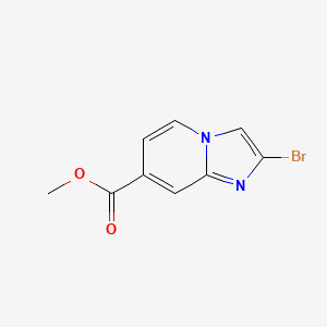 molecular formula C9H7BrN2O2 B2632096 Methyl 2-bromoimidazo[1,2-a]pyridine-7-carboxylate CAS No. 1935107-75-7