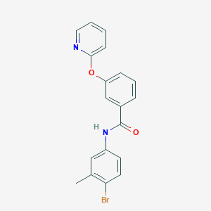 molecular formula C19H15BrN2O2 B2632101 N-(4-bromo-3-methylphenyl)-3-(pyridin-2-yloxy)benzamide CAS No. 1796971-43-1