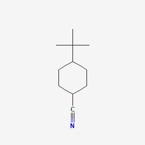 molecular formula C11H19N B2632129 4-Tert-butylcyclohexane-1-carbonitrile CAS No. 31865-37-9