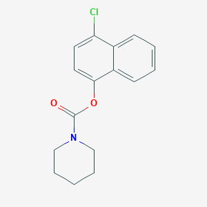 4-Chloronaphthalen-1-yl piperidine-1-carboxylate