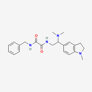 N1-benzyl-N2-(2-(dimethylamino)-2-(1-methylindolin-5-yl)ethyl)oxalamide