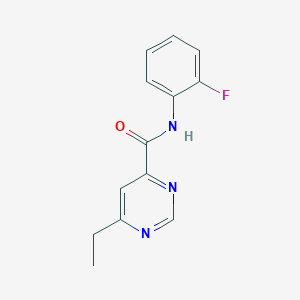 6-Ethyl-N-(2-fluorophenyl)pyrimidine-4-carboxamide
