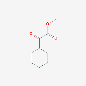 molecular formula C9H14O3 B2632241 Methyl 2-cyclohexyl-2-oxoacetate CAS No. 62783-63-5