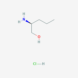 molecular formula C5H14ClNO B2632257 (S)-2-aminopentan-1-ol hydrochloride CAS No. 2025376-01-4
