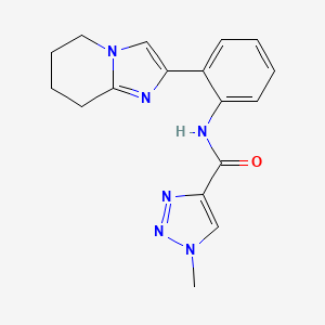 1-methyl-N-(2-(5,6,7,8-tetrahydroimidazo[1,2-a]pyridin-2-yl)phenyl)-1H-1,2,3-triazole-4-carboxamide