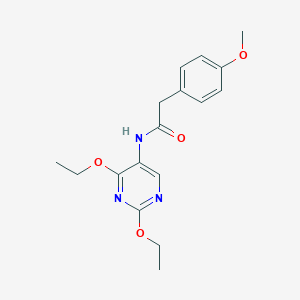 N-(2,4-diethoxypyrimidin-5-yl)-2-(4-methoxyphenyl)acetamide