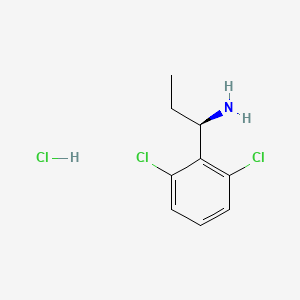 (1R)-1-(2,6-Dichlorophenyl)propan-1-amine hydrochloride