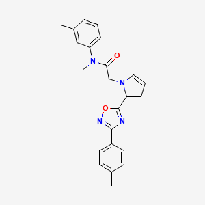 N-methyl-N-(3-methylphenyl)-2-{2-[3-(4-methylphenyl)-1,2,4-oxadiazol-5-yl]-1H-pyrrol-1-yl}acetamide
