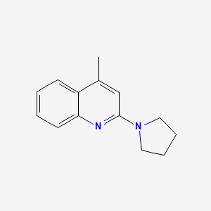4-Methyl-2-(1-pyrrolidinyl)quinoline
