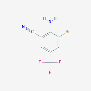 B2632394 2-Amino-3-bromo-5-(trifluoromethyl)benzonitrile CAS No. 133013-30-6