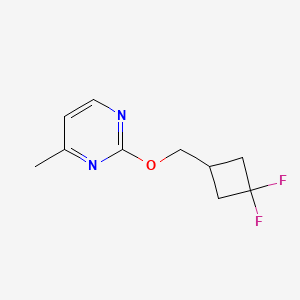 2-[(3,3-Difluorocyclobutyl)methoxy]-4-methylpyrimidine