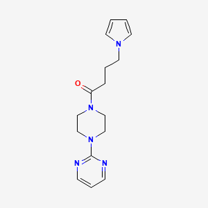 1-(4-(pyrimidin-2-yl)piperazin-1-yl)-4-(1H-pyrrol-1-yl)butan-1-one