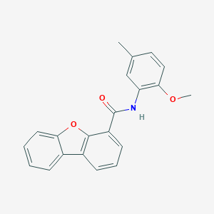 molecular formula C21H17NO3 B263248 Benzo[b]benzofuran-4-carboxamide, N-(2-methoxy-5-methylphenyl)- 