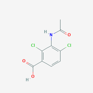 molecular formula C9H7Cl2NO3 B2632488 3-乙酰氨基-2,4-二氯苯甲酸 CAS No. 50917-27-6