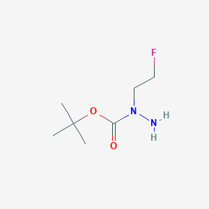N-(2-fluoroethyl)(tert-butoxy)carbohydrazide
