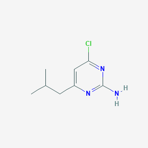 4-Chloro-6-(2-methylpropyl)pyrimidin-2-amine