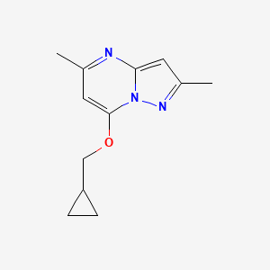 7-(Cyclopropylmethoxy)-2,5-dimethylpyrazolo[1,5-a]pyrimidine