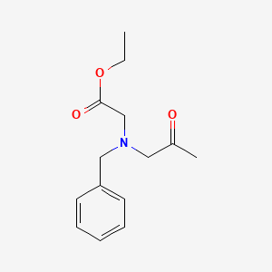molecular formula C14H19NO3 B2632574 2-(苄基(2-氧代丙基)氨基)乙酸乙酯 CAS No. 15057-40-6