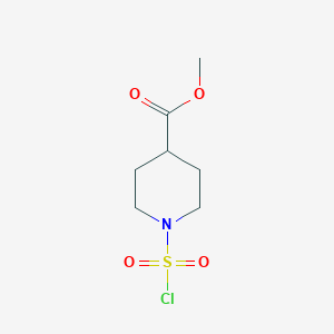 Methyl 1-(chlorosulfonyl)piperidine-4-carboxylate