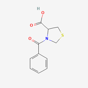 molecular formula C11H11NO3S B2632605 3-benzoyl-1,3-thiazolidine-4-carboxylic Acid CAS No. 119616-17-0