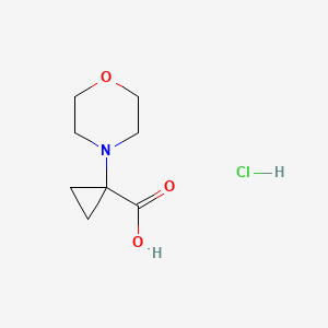 1-Morpholinocyclopropanecarboxylic acid hydrochloride