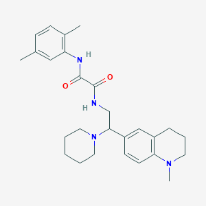 N-(2,5-dimethylphenyl)-N'-[2-(1-methyl-1,2,3,4-tetrahydroquinolin-6-yl)-2-(piperidin-1-yl)ethyl]ethanediamide