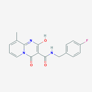 N-(4-fluorobenzyl)-2-hydroxy-9-methyl-4-oxo-4H-pyrido[1,2-a]pyrimidine-3-carboxamide