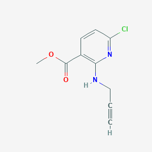 Methyl 6-chloro-2-(prop-2-ynylamino)pyridine-3-carboxylate