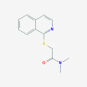 Acetamide, 2-(1-isoquinolinylthio)-N,N-dimethyl-