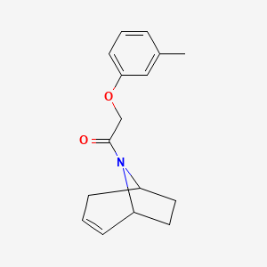 1-((1R,5S)-8-azabicyclo[3.2.1]oct-2-en-8-yl)-2-(m-tolyloxy)ethanone
