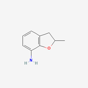 molecular formula C9H11NO B2632697 2-甲基-2,3-二氢苯并呋喃-7-胺 CAS No. 26210-74-2
