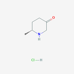 (6R)-6-methylpiperidin-3-one hydrochloride