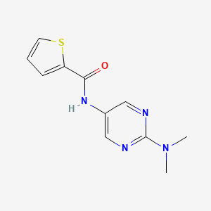 N-(2-(dimethylamino)pyrimidin-5-yl)thiophene-2-carboxamide