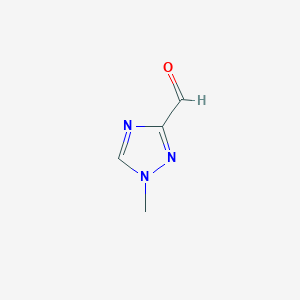 molecular formula C4H5N3O B2632738 1-methyl-1H-1,2,4-triazole-3-carbaldehyde CAS No. 126748-87-6