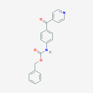 molecular formula C20H16N2O3 B263274 benzyl N-[4-(4-pyridylcarbonyl)phenyl]carbamate 