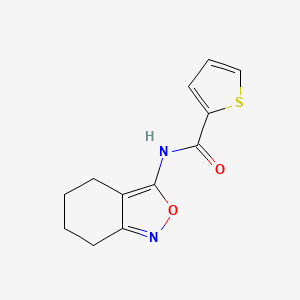 molecular formula C12H12N2O2S B2632809 N-(4,5,6,7-tetrahydro-2,1-benzoxazol-3-yl)thiophene-2-carboxamide CAS No. 898631-85-1