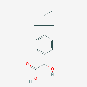 molecular formula C13H18O3 B2632850 2-hydroxy-2-[4-(2-methylbutan-2-yl)phenyl]acetic Acid CAS No. 300683-60-7