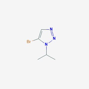 molecular formula C5H8BrN3 B2632861 5-溴-1-(丙-2-基)-1H-1,2,3-三唑 CAS No. 1781570-21-5