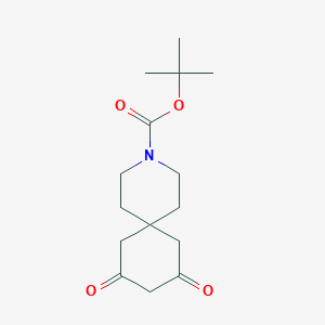 Tert-butyl 8,10-dioxo-3-azaspiro[5.5]undecane-3-carboxylate