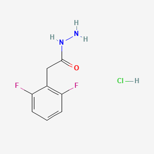 2-(2,6-Difluorophenyl)acetohydrazide hydrochloride