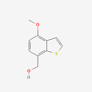 molecular formula C10H10O2S B2632917 (4-甲氧基-1-苯并噻吩-7-基)甲醇 CAS No. 2138076-13-6