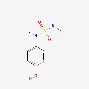 molecular formula C9H14N2O3S B2632923 N-(4-羟基苯基)-N,N',N'-三甲基磺酰胺 CAS No. 385378-08-5