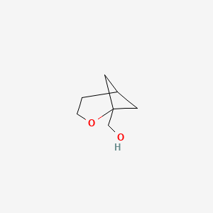 molecular formula C7H12O2 B2632930 2-Oxabicyclo[3.1.1]heptan-1-ylmethanol CAS No. 2225146-47-2