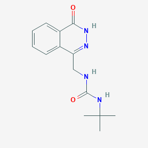 1-tert-butyl-3-[(4-oxo-3H-phthalazin-1-yl)methyl]urea