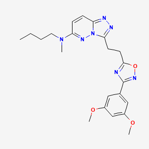 N-butyl-3-(2-(3-(3,5-dimethoxyphenyl)-1,2,4-oxadiazol-5-yl)ethyl)-N-methyl-[1,2,4]triazolo[4,3-b]pyridazin-6-amine