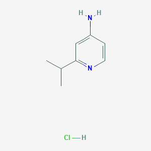 2-Propan-2-ylpyridin-4-amine;hydrochloride