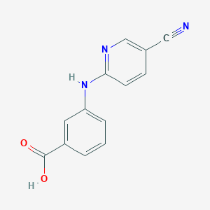 3-(5-Cyanopyridin-2-ylamino)benzoic acid