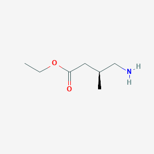 molecular formula C7H15NO2 B2632974 Ethyl (3S)-4-amino-3-methylbutanoate CAS No. 2248199-27-9