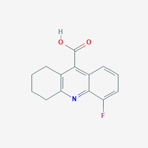molecular formula C14H12FNO2 B263298 5-Fluoro-1,2,3,4-tetrahydro-9-acridinecarboxylic acid 