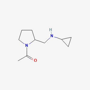 1-(2-Cyclopropylaminomethyl-pyrrolidin-1-yl)-ethanone